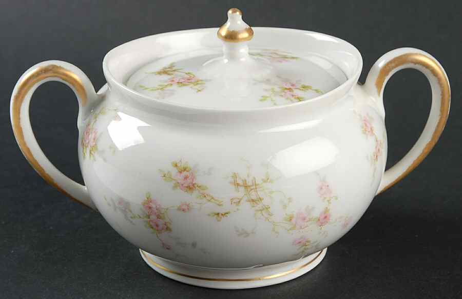 Lucille Sugar Bowl & Lid by Haviland-1