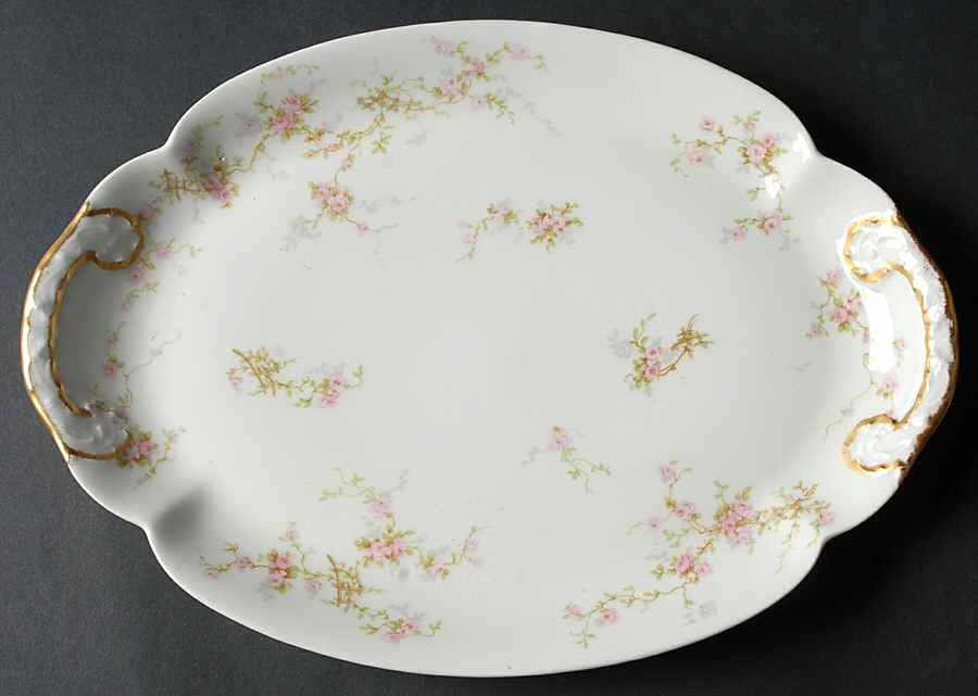 Lucille 11" Oval Serving Platter by Haviland-1
