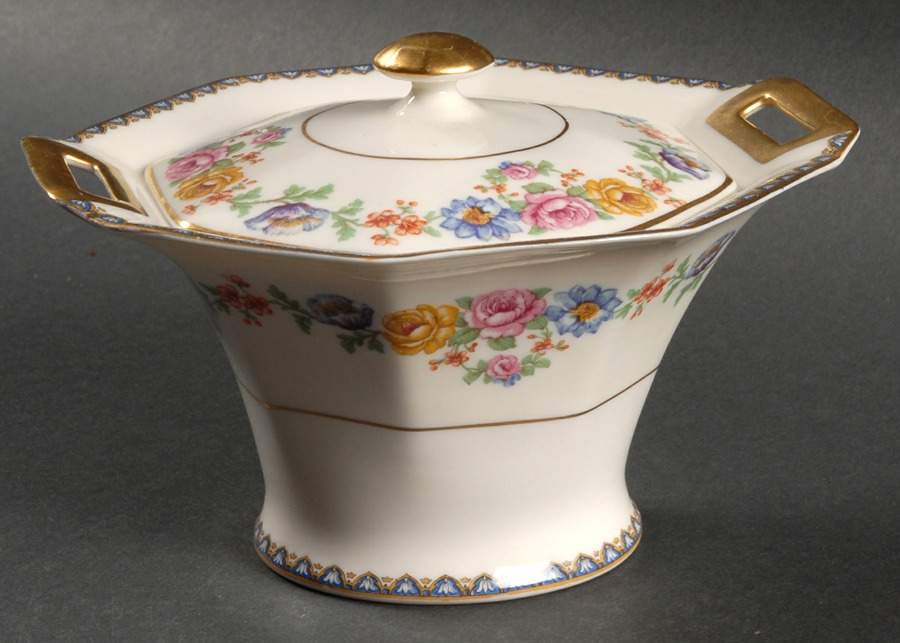 Lucerne (New York) Sugar Bowl & Lid by Haviland-1