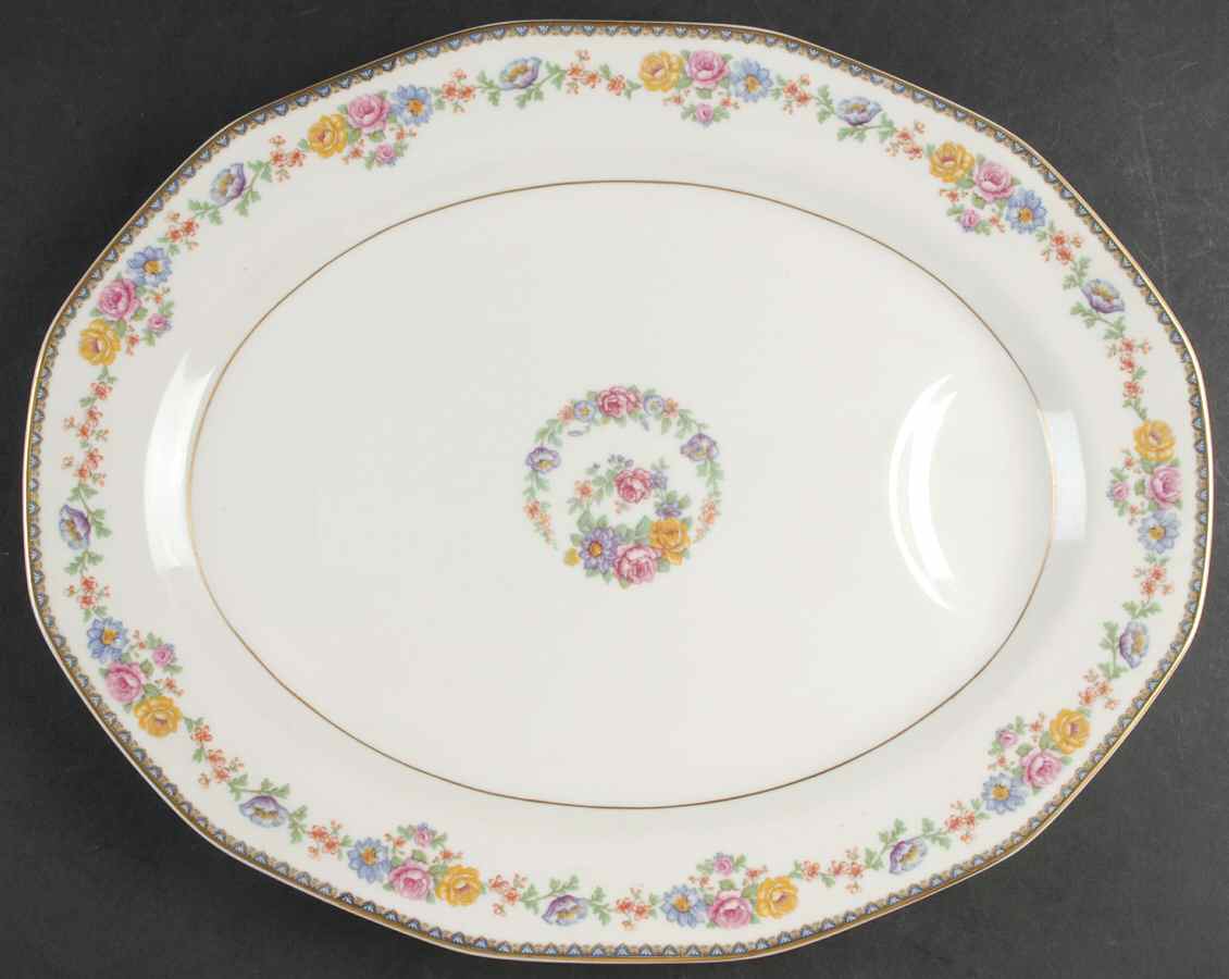 Lucerne (New York) 16" Oval Serving Platter by Haviland-1