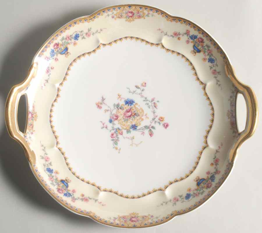 Lugano Handled Cake Plate by Haviland-1