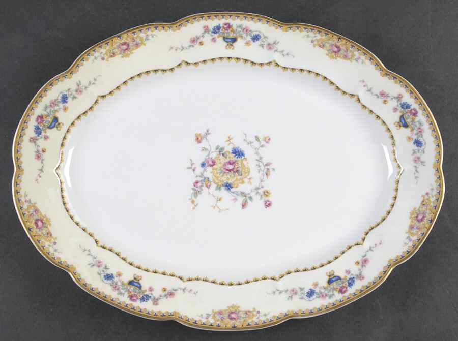 Lugano 13" Oval Serving Platter by Haviland-1