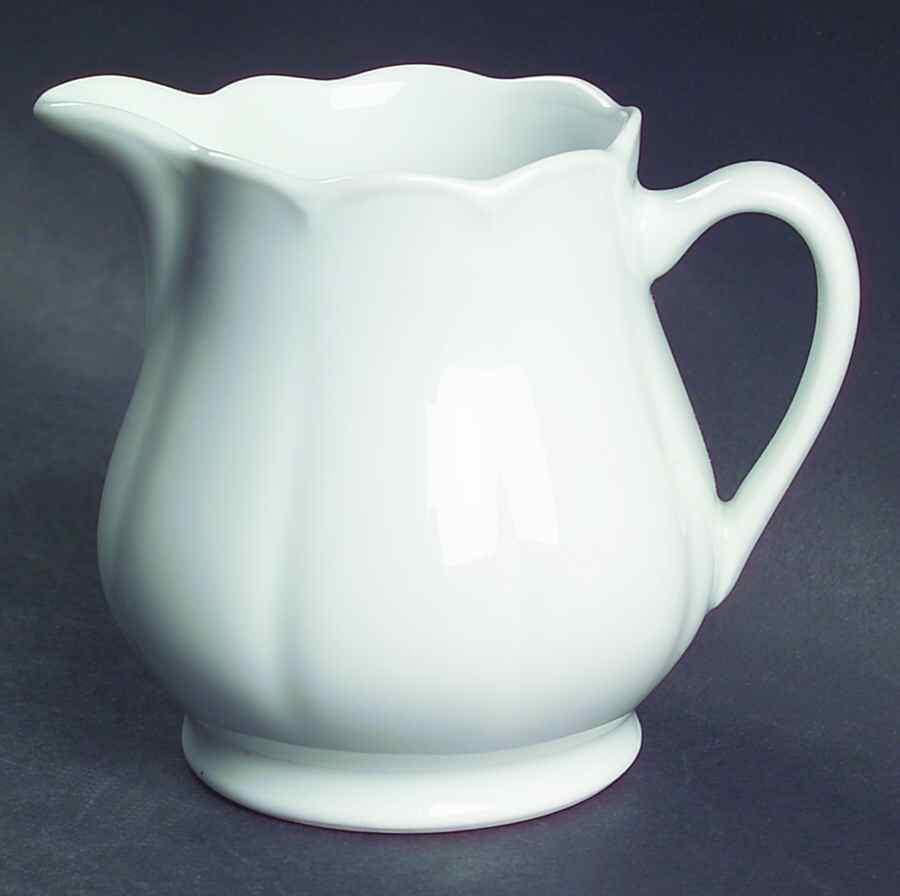 Lutece White Creamer by Haviland-1