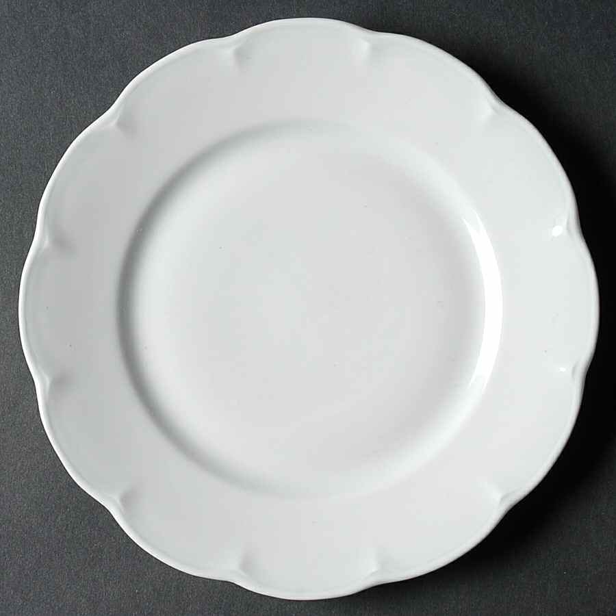 Lutece White Bread & Butter Plate by Haviland-1