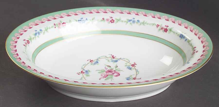 Marie Antoinette 9" Oval Vegetable Bowl by Haviland-1
