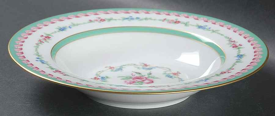 Marie Antoinette Rim Soup Bowl by Haviland-1