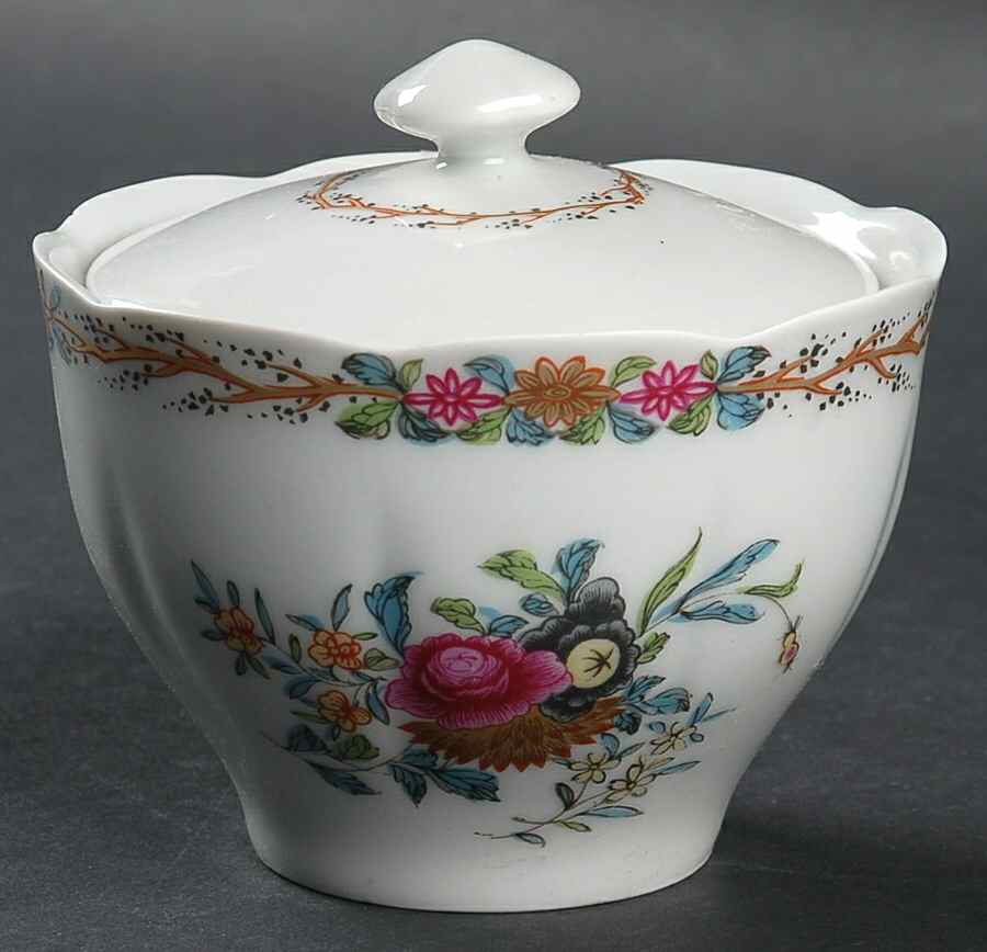 Madeleine Sugar Bowl & Lid by Haviland-1