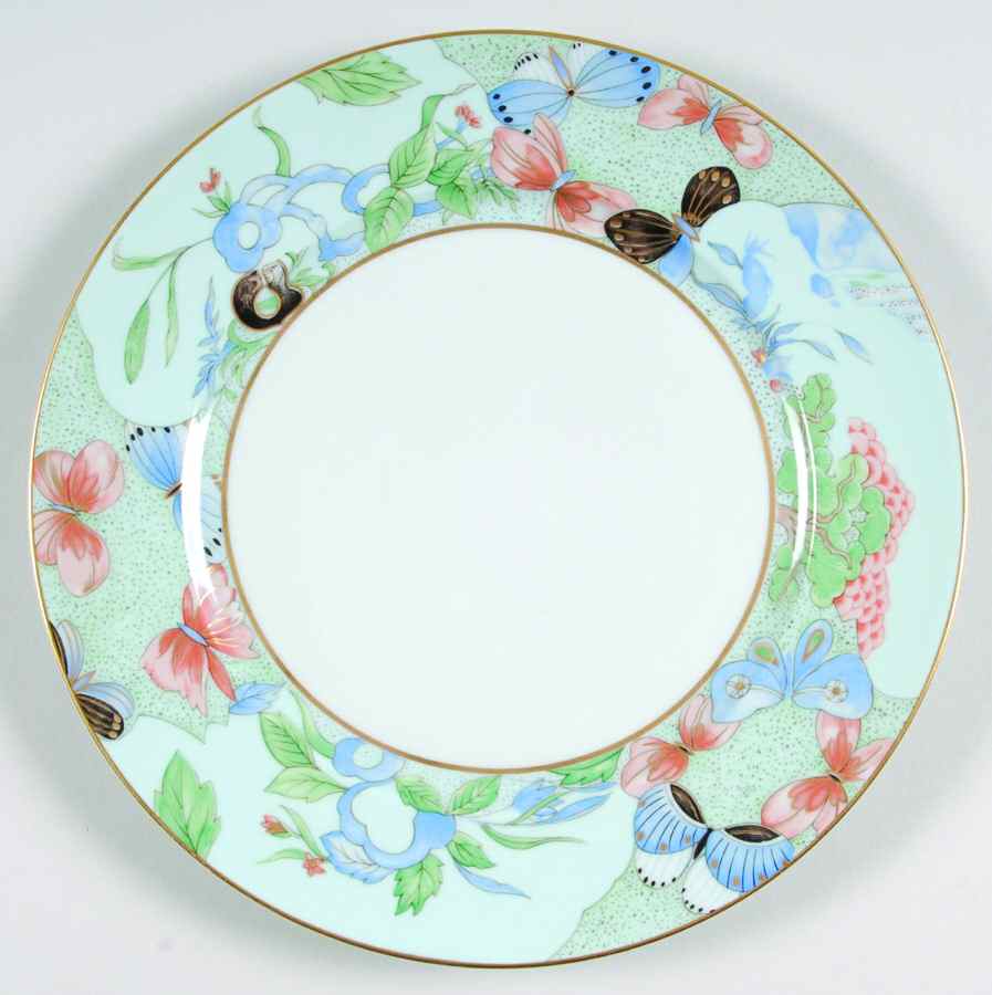 Madoura (Celadon Background) Salad Plate by Haviland-1