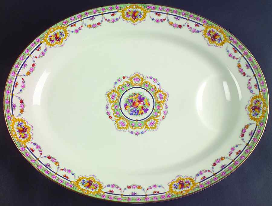Maintenon 16" Oval Serving Platter by Haviland-1