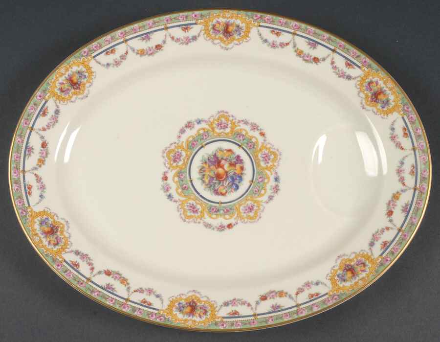 Maintenon 13" Oval Serving Platter by Haviland-1
