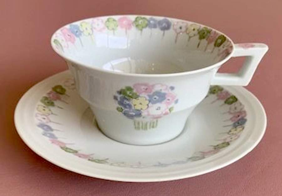 Mai Flat Cup & Saucer Set by Haviland-1