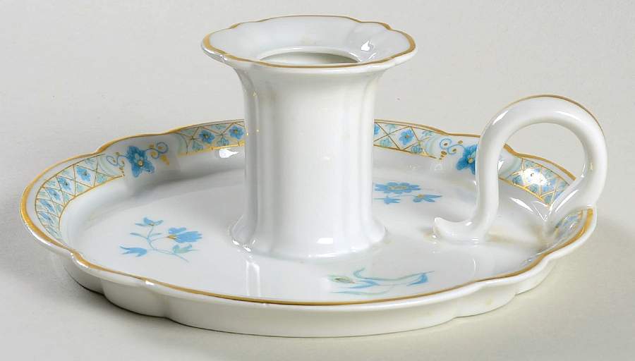 Marie Louise Handled Candleholder by Haviland-1