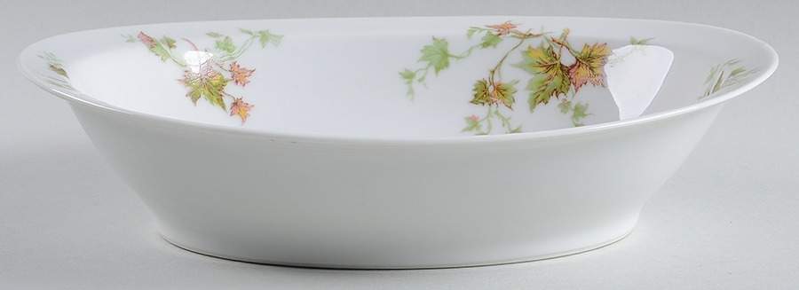 Maple Leaf 10" Oval Vegetable Bowl by Haviland-1