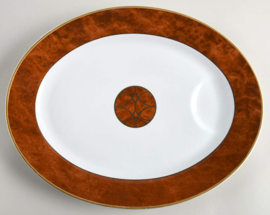 Marco Polo 15" Oval Serving Platter by Haviland-1