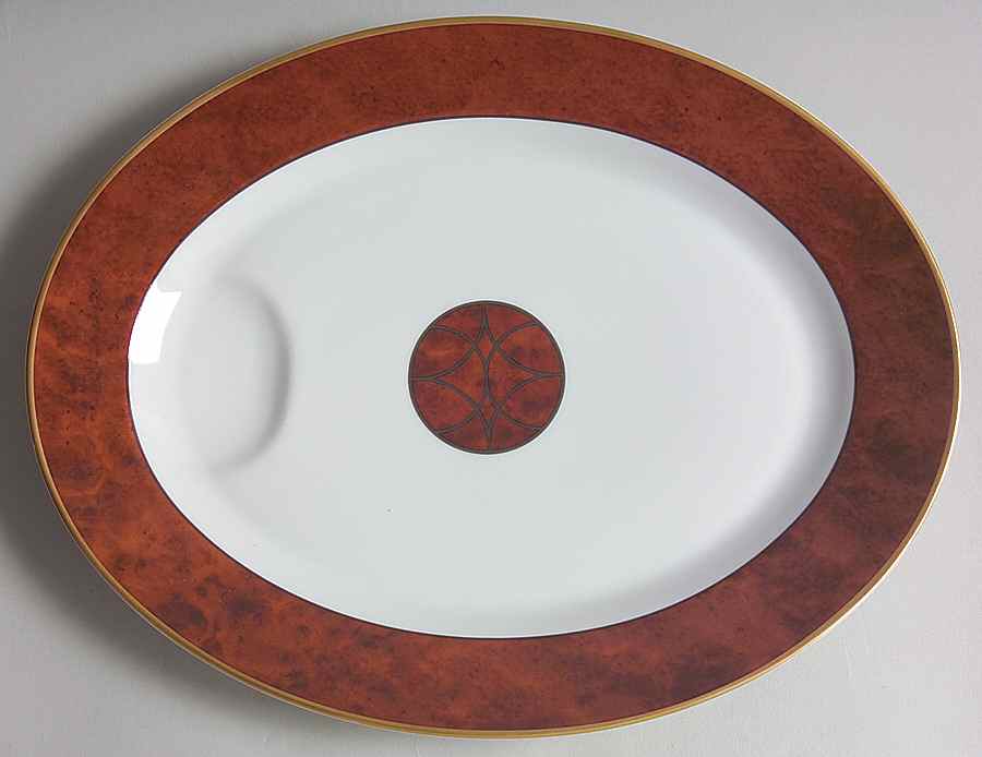 Marco Polo 13" Oval Serving Platter by Haviland-1