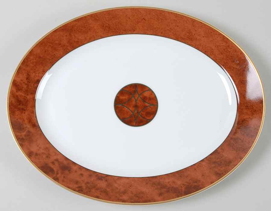 Marco Polo 13" Oval Serving Platter by Haviland-1