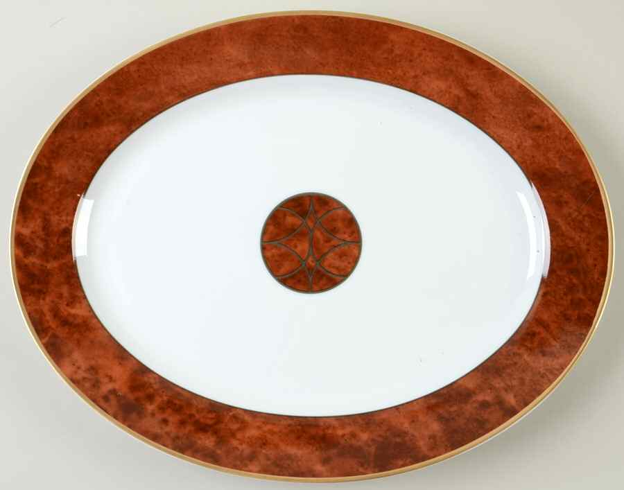 Marco Polo 15" Oval Serving Platter by Haviland-1