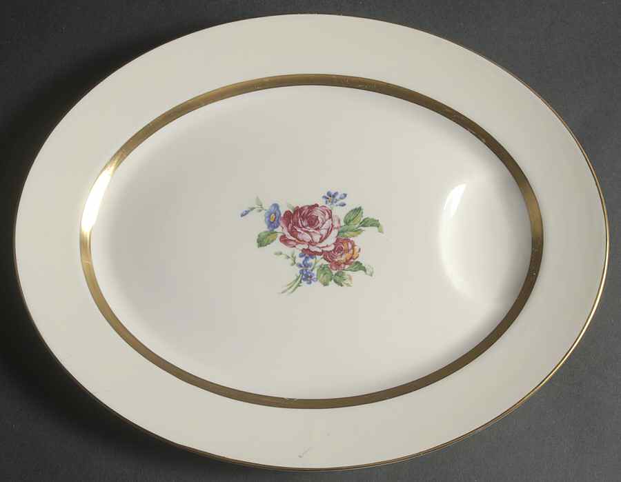 Marlborough (New York) 14" Oval Serving Platter by Haviland-1