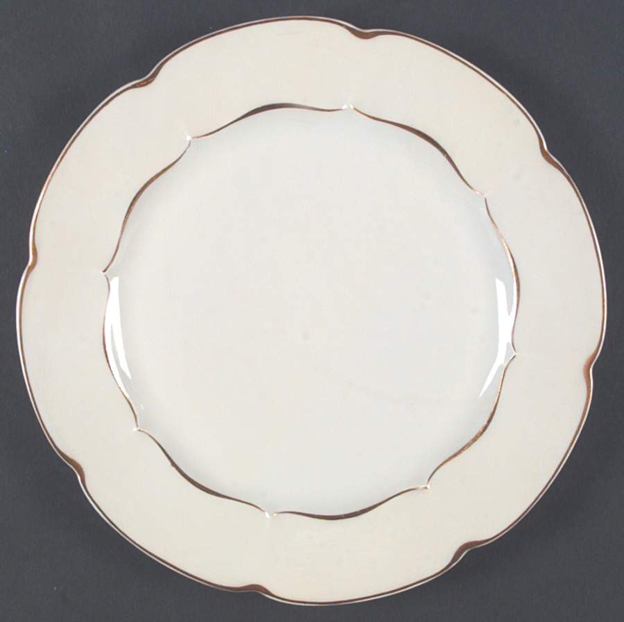 Marlborough (Cream Rim) Dinner Plate by Haviland-1
