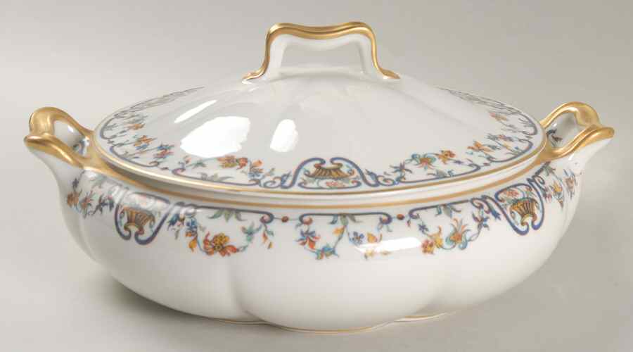 Marguerite Round Covered Vegetable by Haviland-1