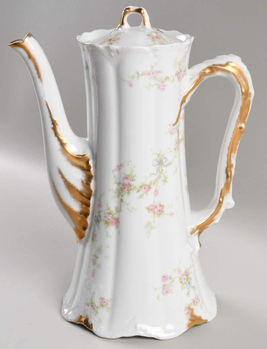 Marie (Scattered Flowers) Coffee Pot & Lid by Haviland-1