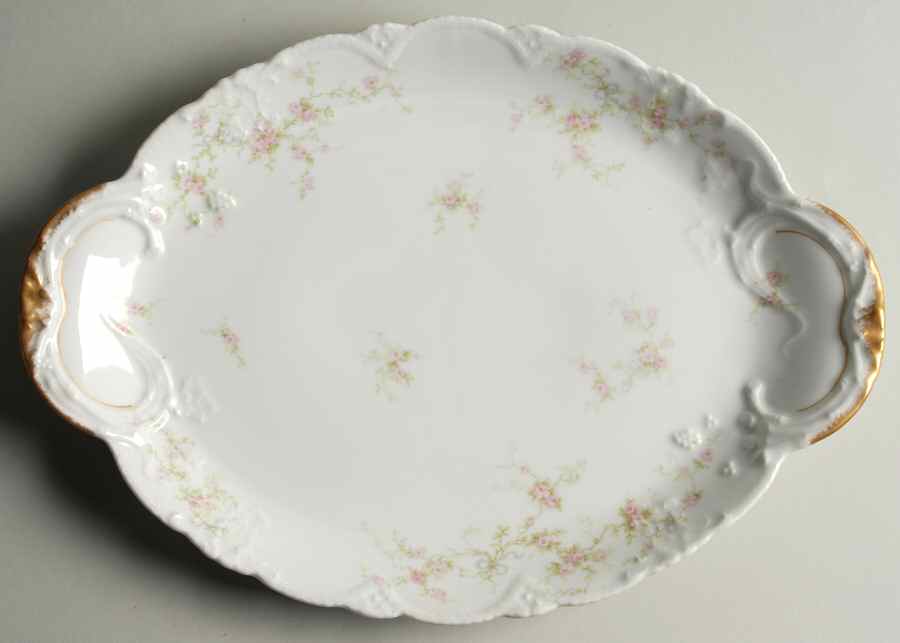 Marie (Scattered Flowers) 14" Oval Serving Platter by Haviland-1