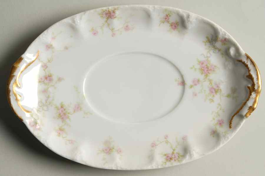 Marie (Scattered Flowers) Underplate for Gravy Boat by Haviland-1