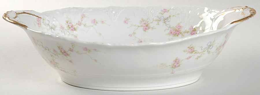 Marie (Scattered Flowers) 9" Oval Vegetable Bowl by Haviland-1