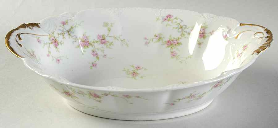 Marie (Scattered Flowers) 10" Oval Vegetable Bowl by Haviland-1