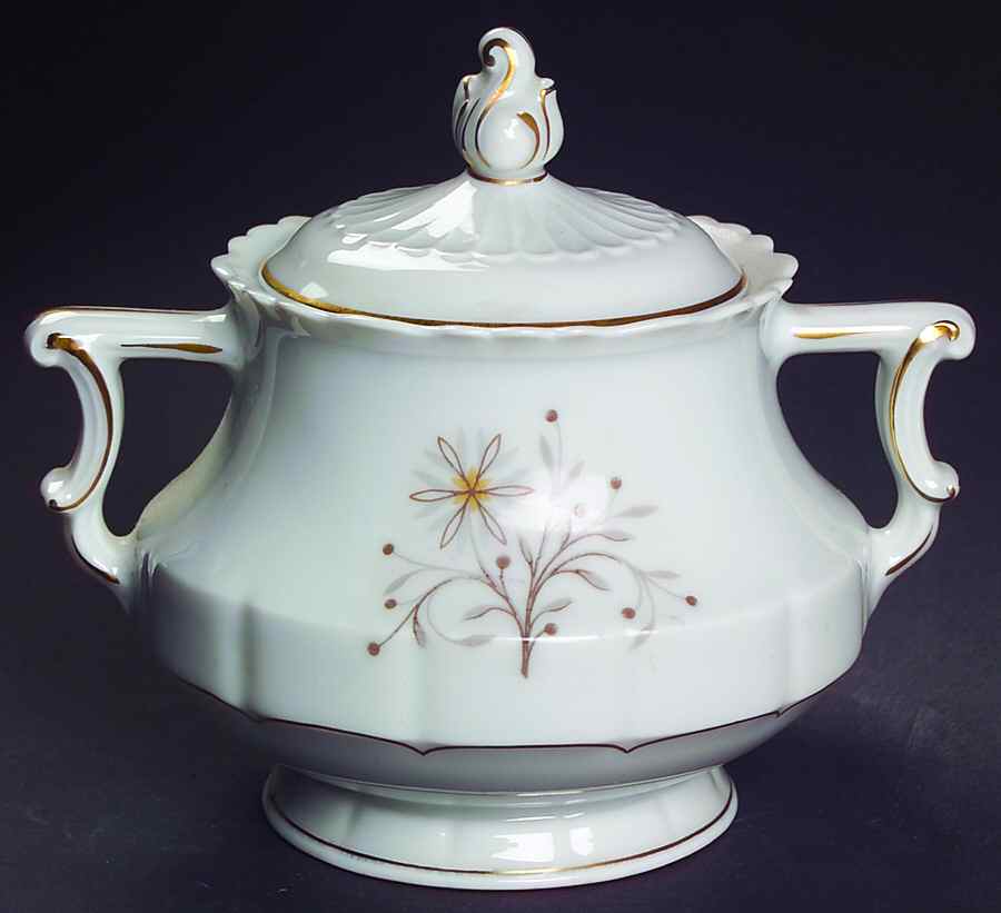 Marnelle Sugar Bowl & Lid by Haviland-1