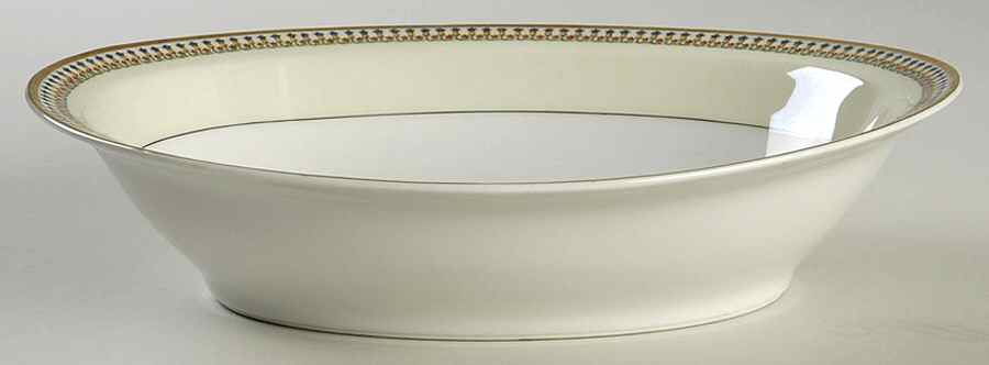 Marquette 10" Oval Vegetable Bowl by Haviland-1