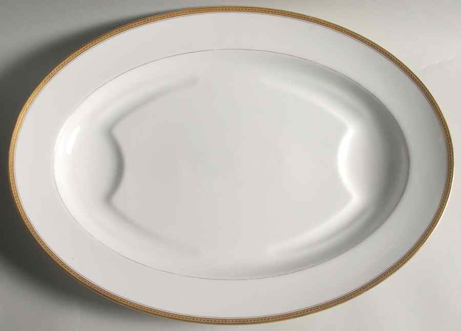 Marquis  17" Oval Serving Platter by Haviland-1