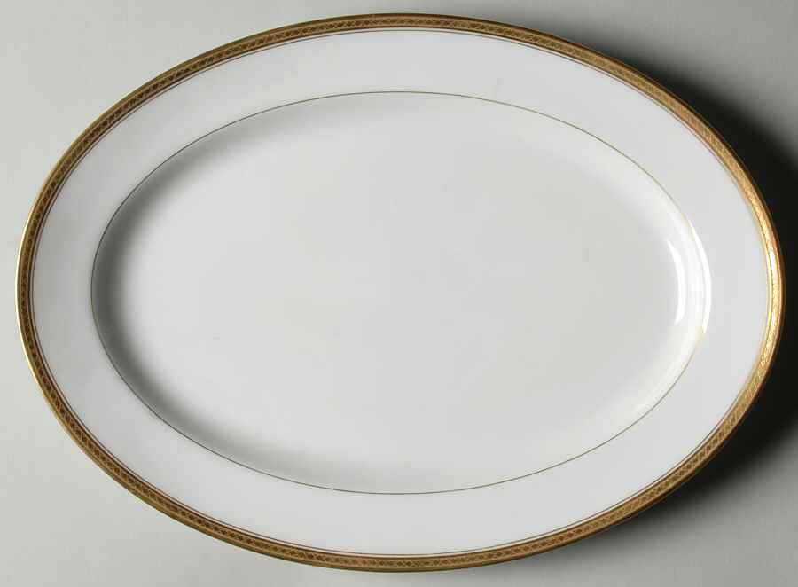 Marquis  11" Oval Serving Platter by Haviland-1