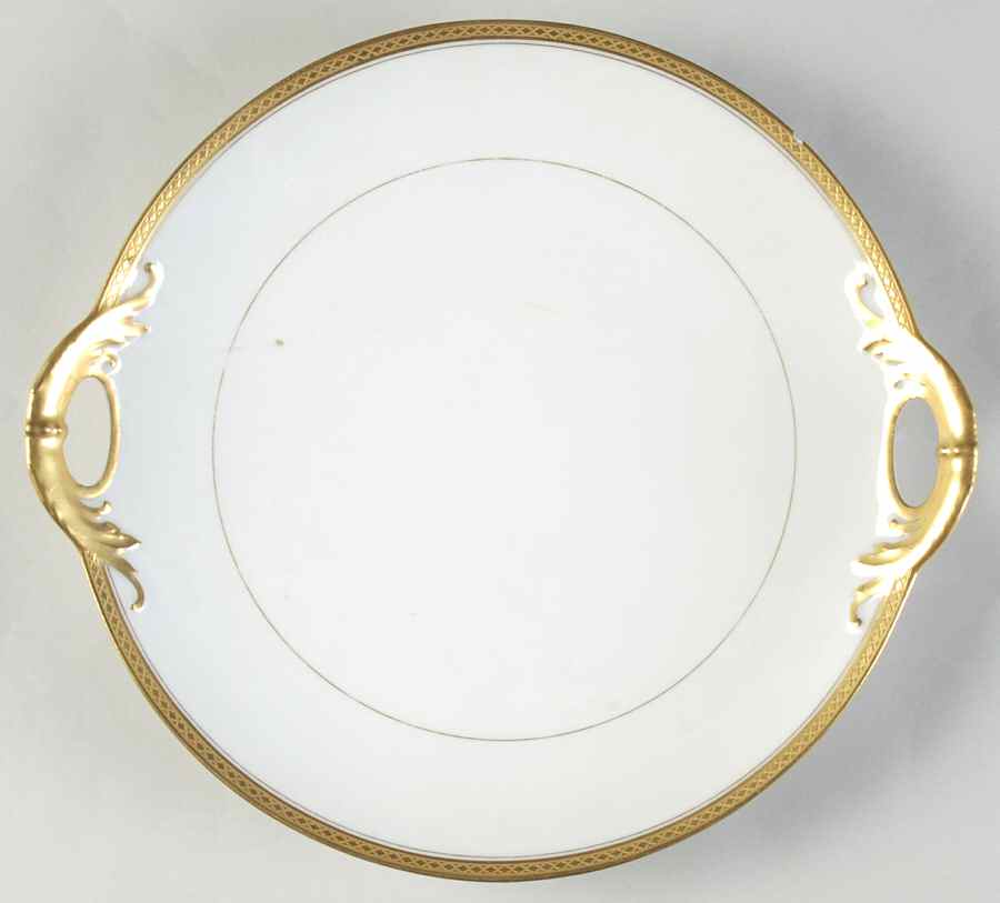 Marquis  Handled Cake Plate by Haviland-1