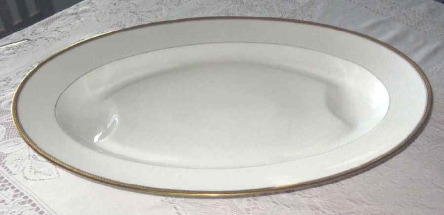 Marquis  23" Oval Serving Platter by Haviland-1