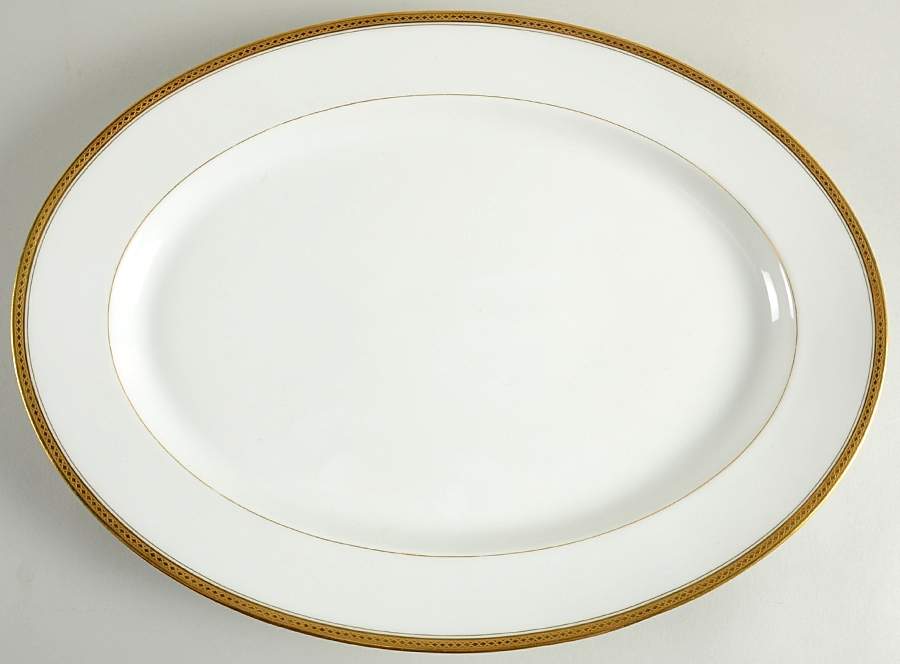 Marquis  16" Oval Serving Platter by Haviland-1