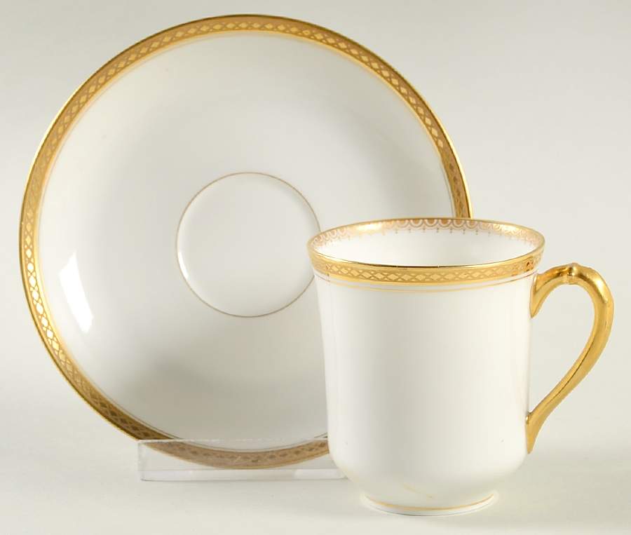 Marquis  Chocolate Cup & Saucer Set by Haviland-1