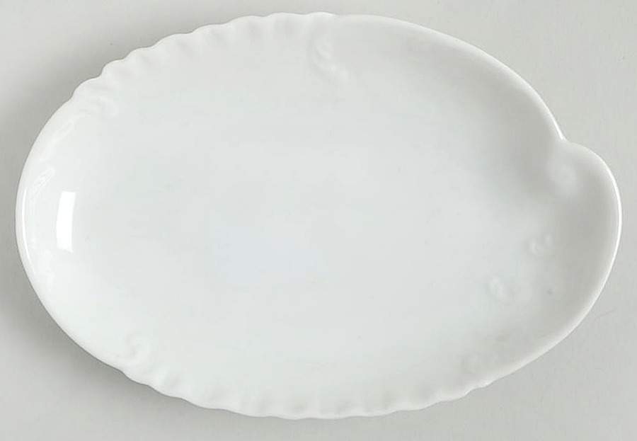Marseille (All White) Bone Dish by Haviland-1