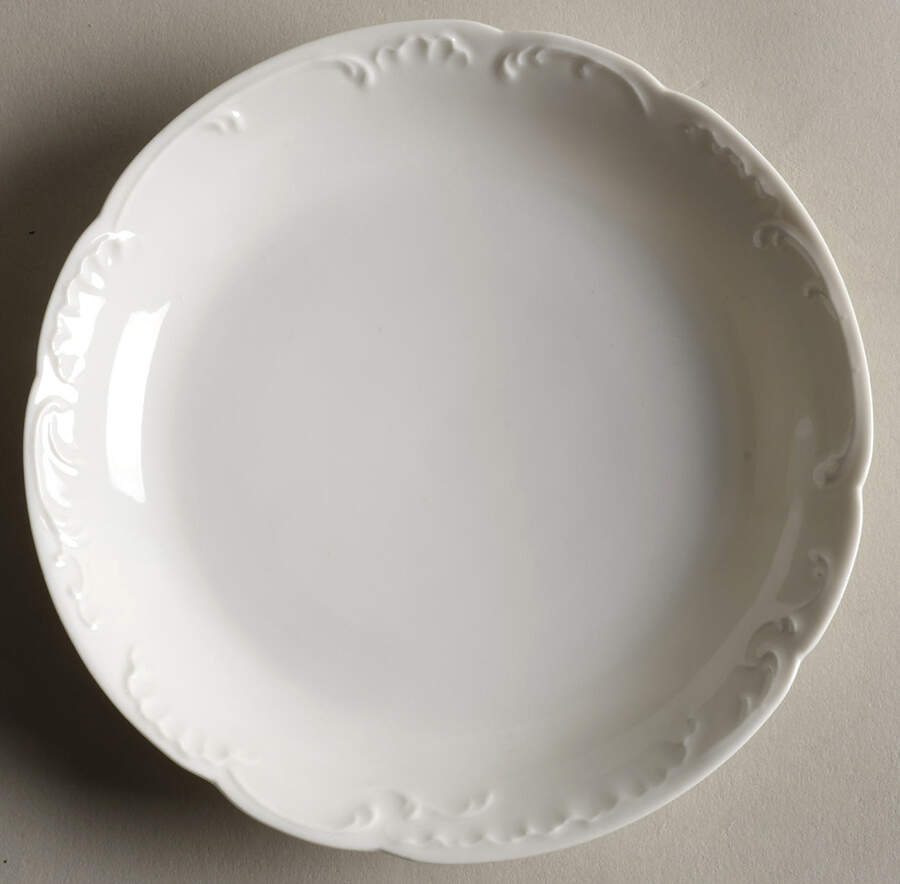Marseille (All White) Saucer for Flat Cup by Haviland-1
