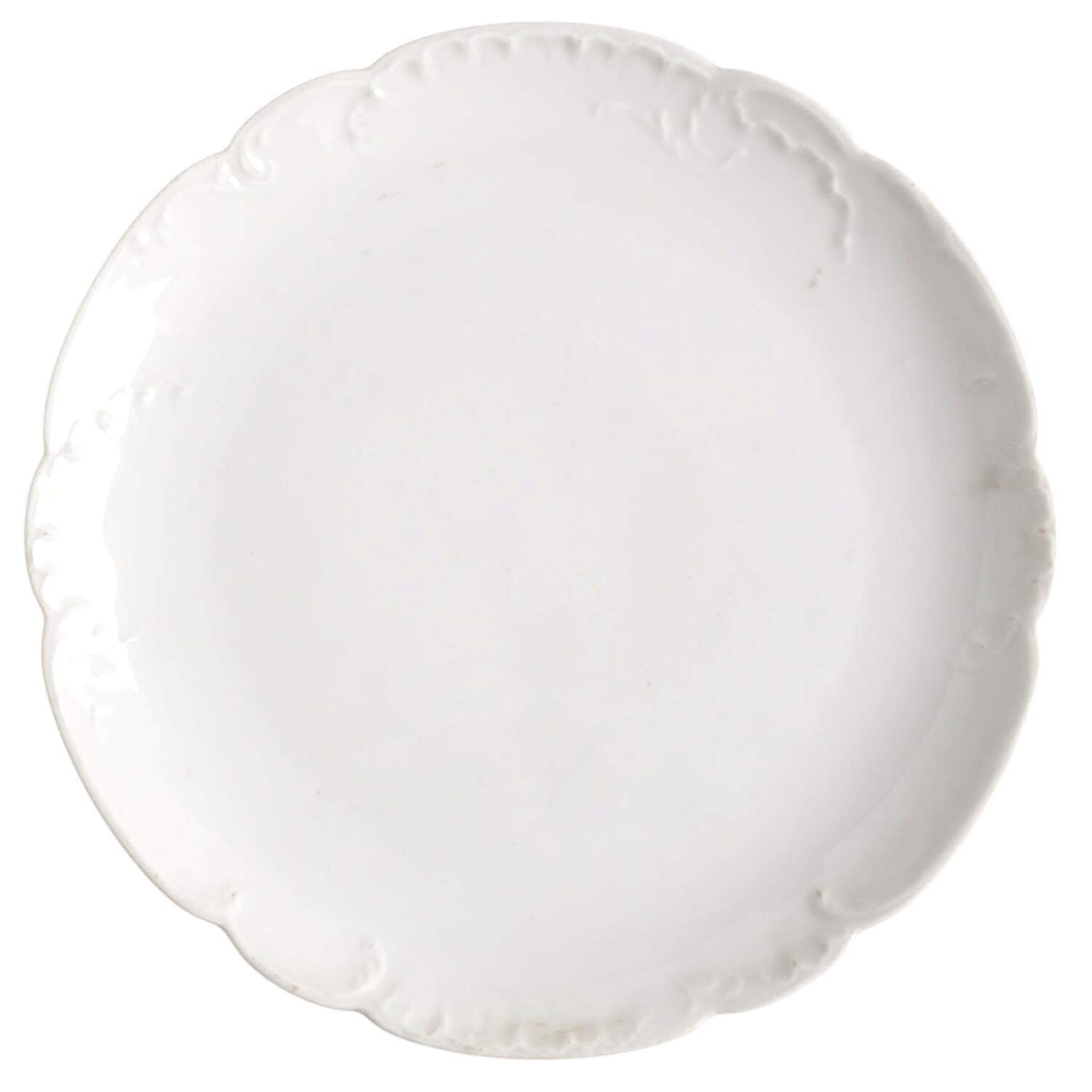 Marseille (All White) Saucer by Haviland-1