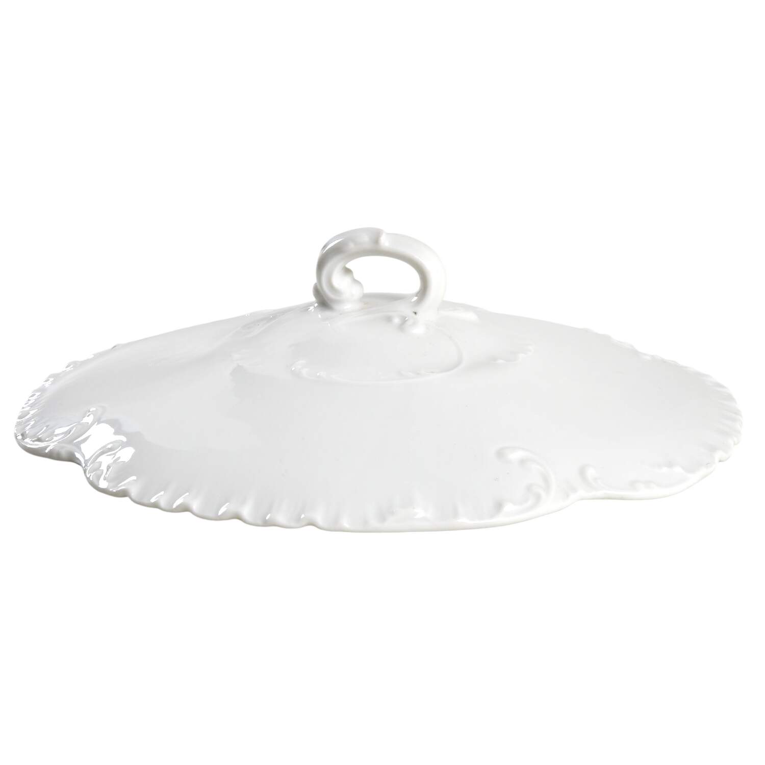 Marseille (All White) Lid for Round Vegetable by Haviland-1