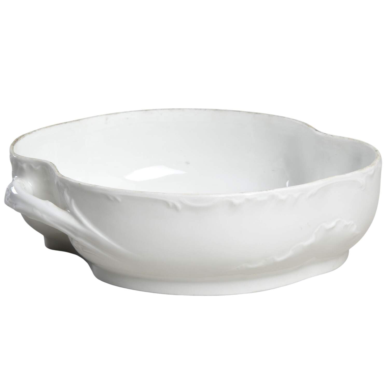 Marseille (All White) Oval Vegetable No Lid by Haviland-1