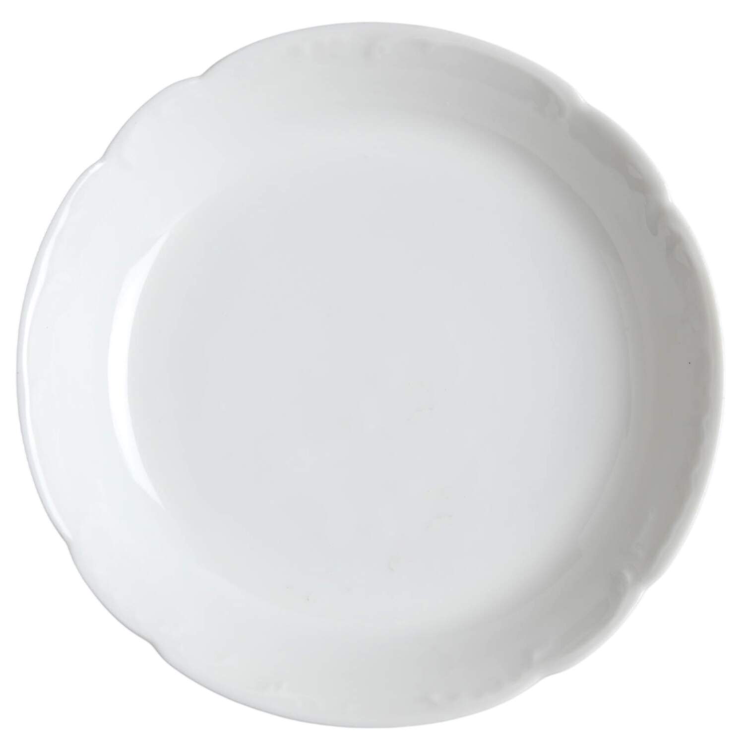 Marseille (All White) Saucer for Flat Demitasse Cup by Haviland-1