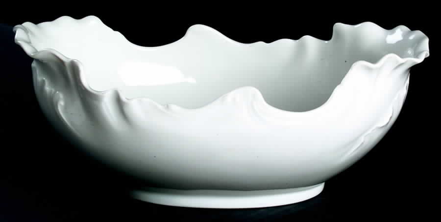 Marseille (All White) 9" Jardiniere by Haviland-1