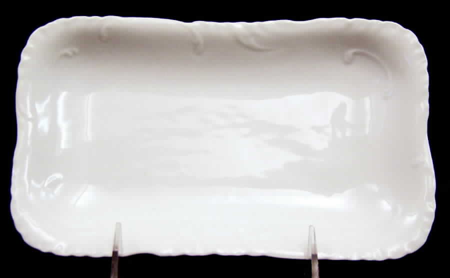 Marseille (All White) Pickle Dish by Haviland-1