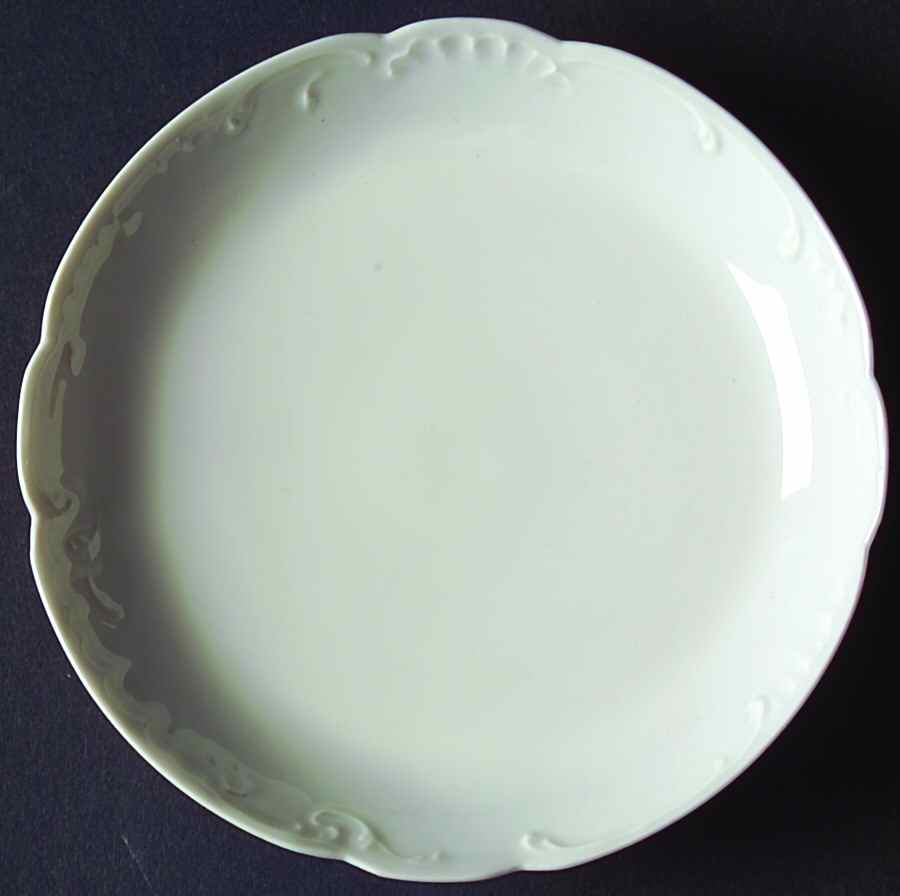 Marseille (All White) Saucer for Flat Cup by Haviland-1