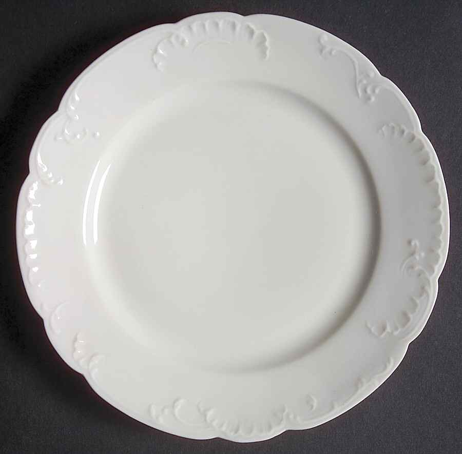Marseille (All White) Bread & Butter Plate by Haviland-1
