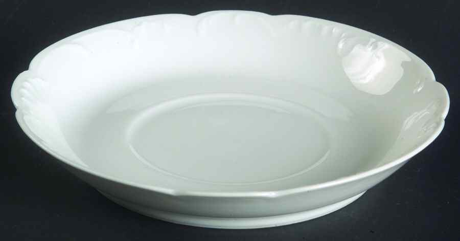 Marseille (All White) Saucer for Flat Cup by Haviland-1