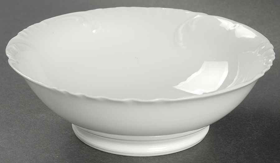 Marseille (All White) Coupe Cereal Bowl by Haviland-1