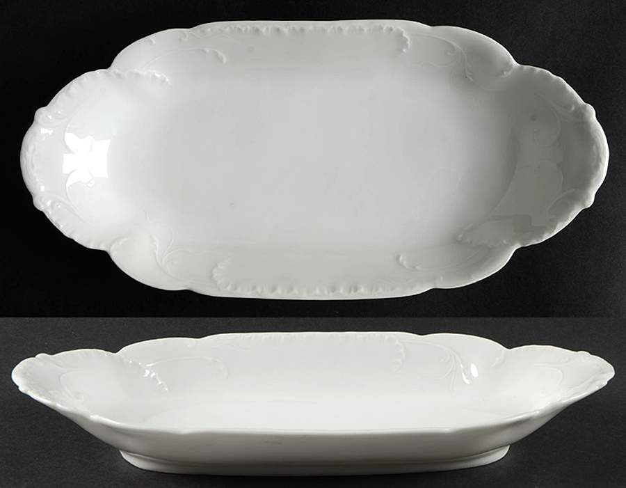 Marseille (All White) Celery by Haviland-1